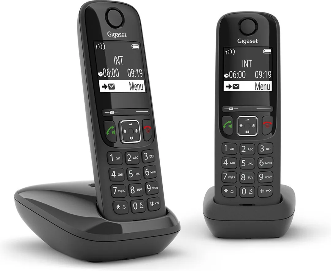 Gigaset AS690 Draadloos Telefoontoestel - 2 Handsets - Zwart
