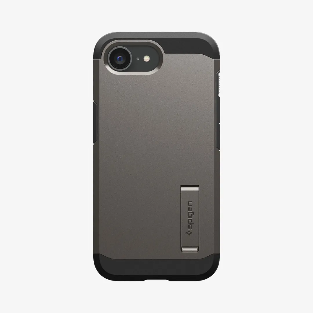 Spigen Tough Armor ACS09136 Hoesje - iPhone 16e - Gunmetal