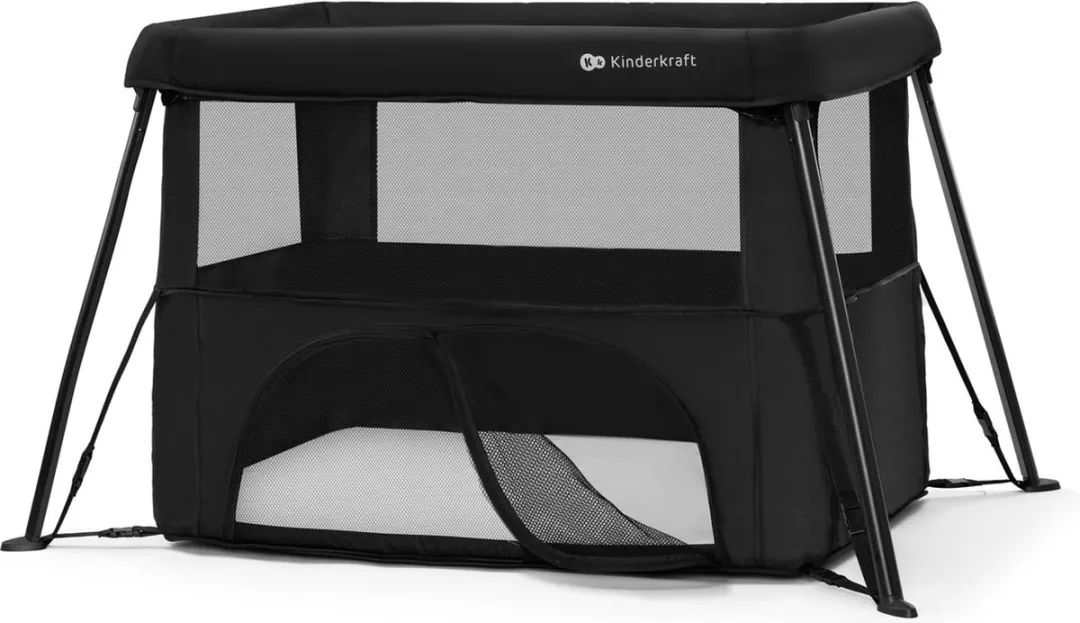 KinderKraft CAMI 3-in-1 Reisbed Reisrugzak - Zwart