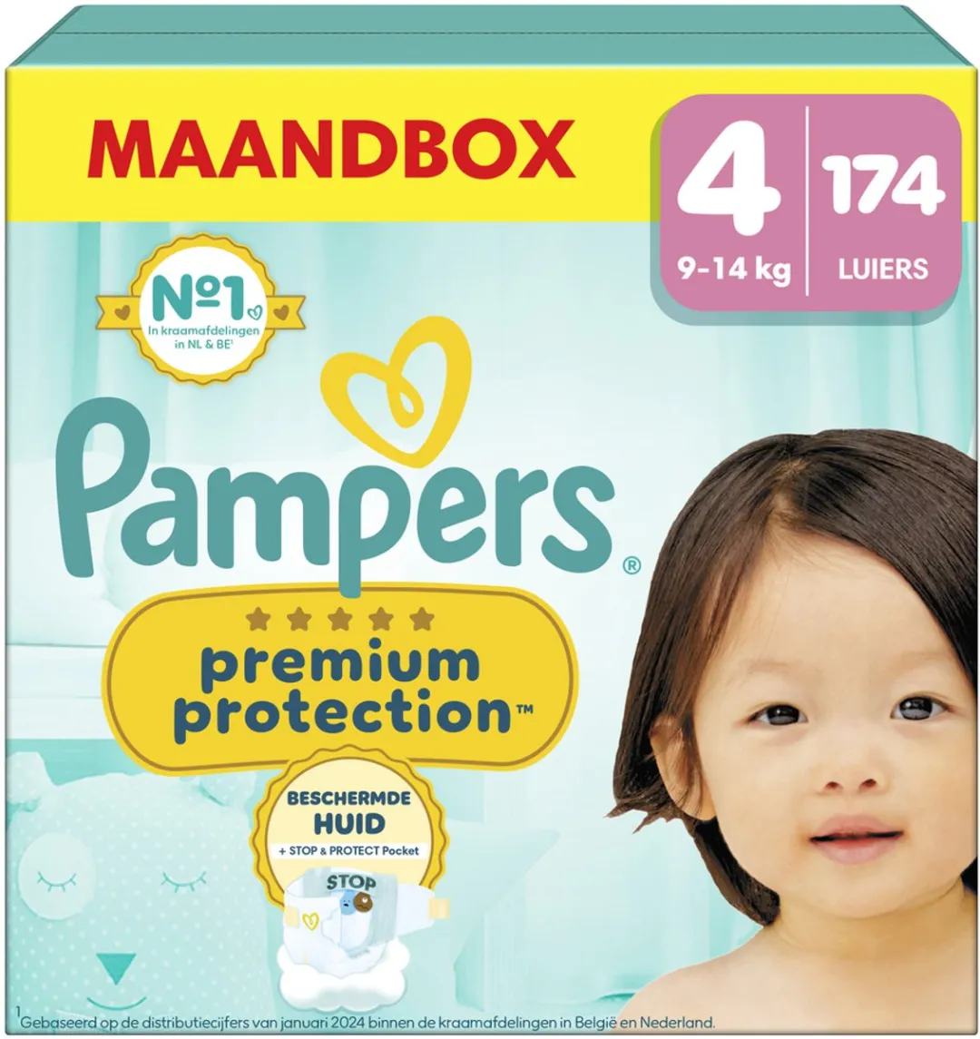 Pampers Premium Protection Maat 4 Luiers