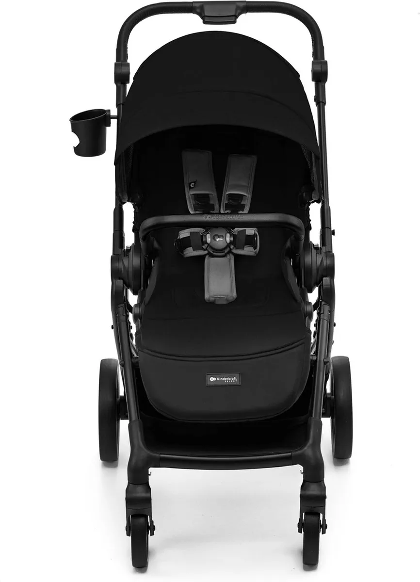 KinderKraft YOXI 2-in-1 Kinderwagen - Zwart