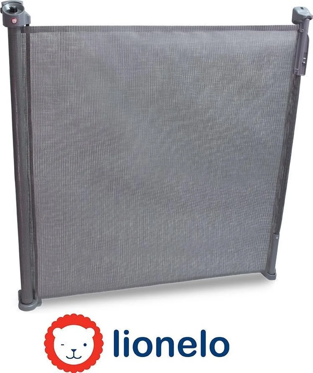 Lionelo Tulia Veiligheidshekje 140cm - Clip On/Off - Grijs