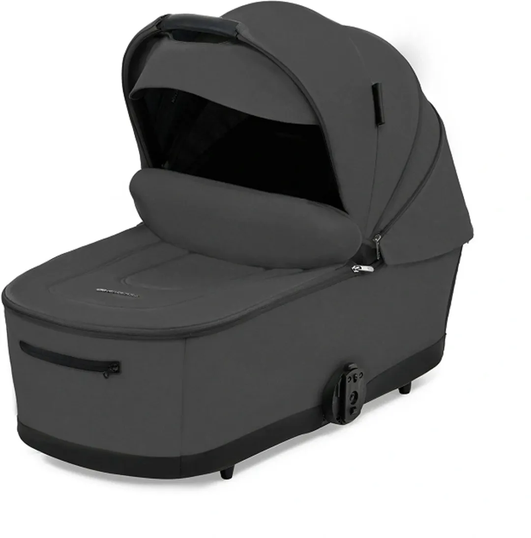 KinderKraft YOXI 3-in-1 Kinderwagen Grijs - Reiswieg/Wandelzitje/MINK PRO i-Size Autostoel