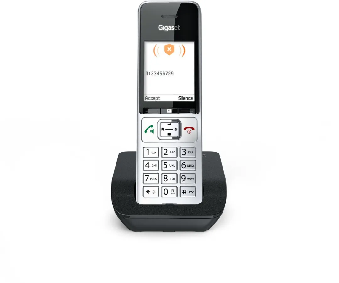 Gigaset COMFORT 500 DECT Telefoon - Zwart/Zilver