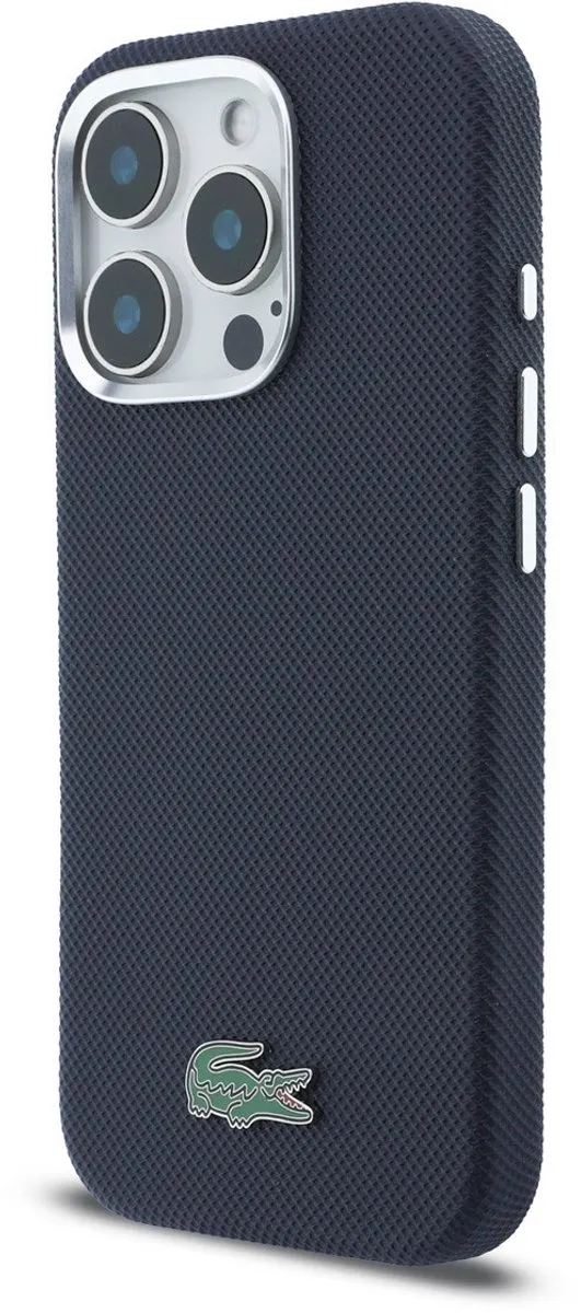 Lacoste Back Cover Case iPhone 16 Pro Max - Navy - MagSafe