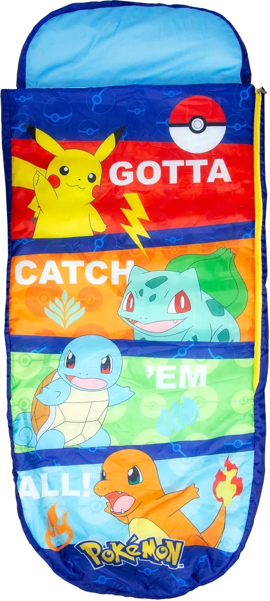 Pokémon Ready Bed Kinderluchtbed met Slaapzak