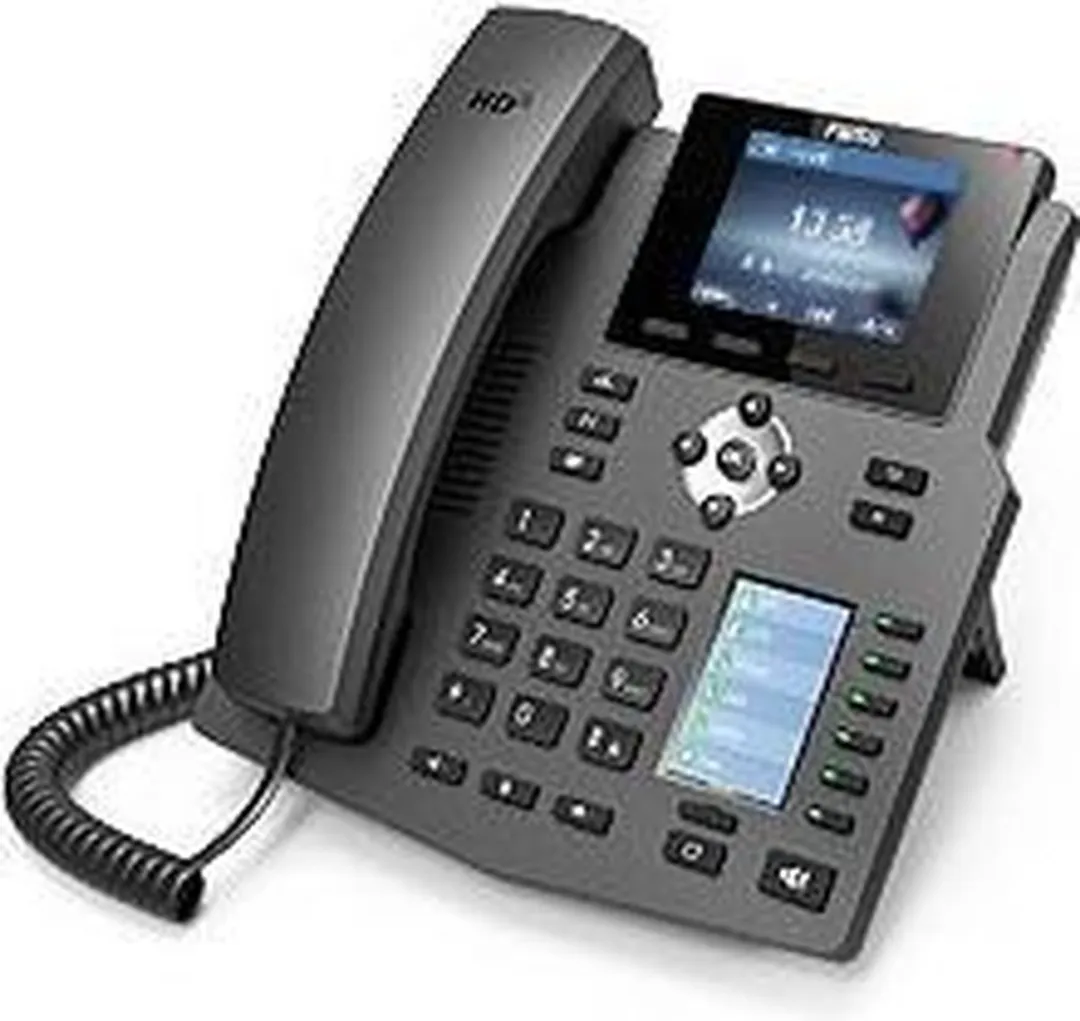 Fanvil X4 - VoIP telefoon - Antwoordapparaat - Zwart