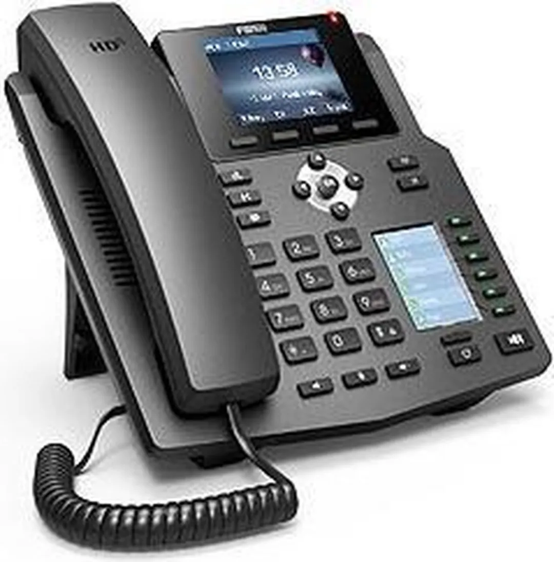 Fanvil X4 - VoIP telefoon - Antwoordapparaat - Zwart