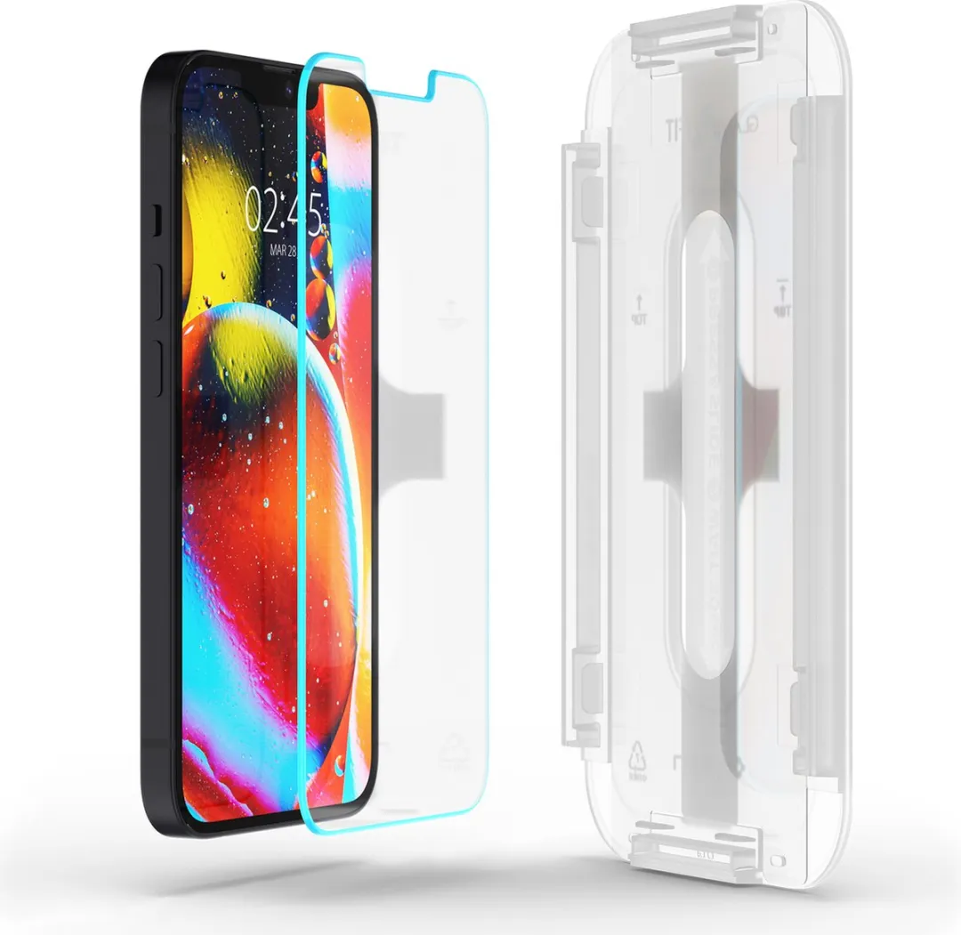 Spigen Glas.tR EZ Fit AGL03396 Screenprotector - 2 Stuks