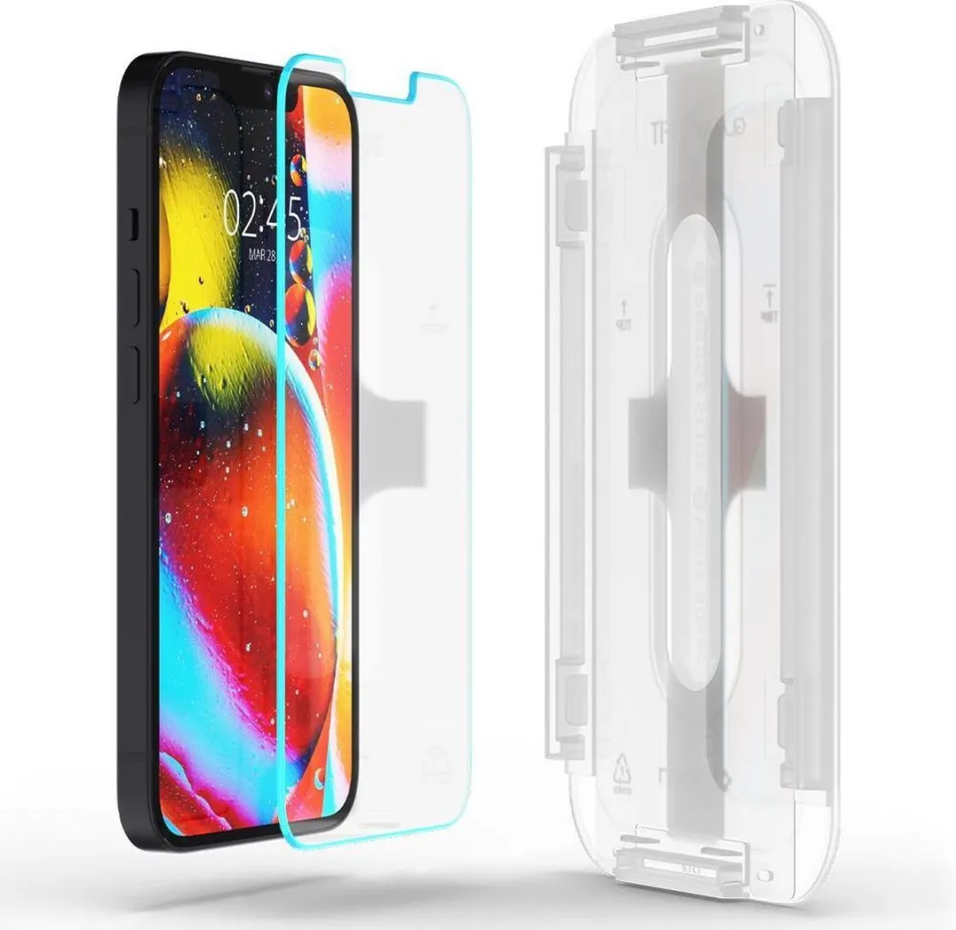 Spigen Glas.tR EZ Fit AGL03396 Screenprotector - 2 Stuks