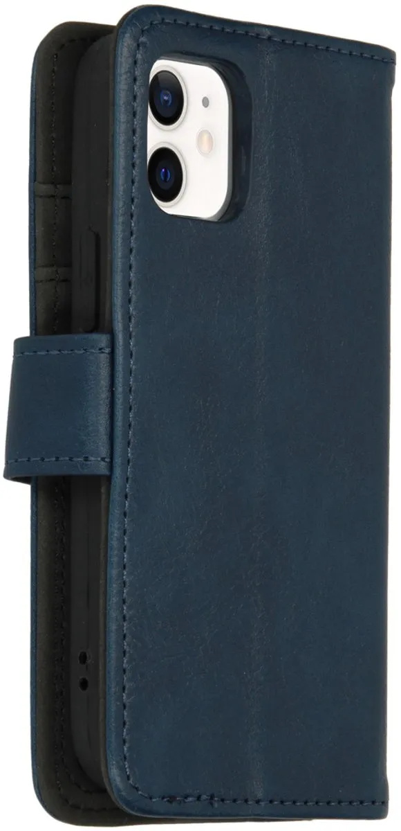 Imoshion Hoesje iPhone 12 Mini - 3 Pasjes - Donkerblauw