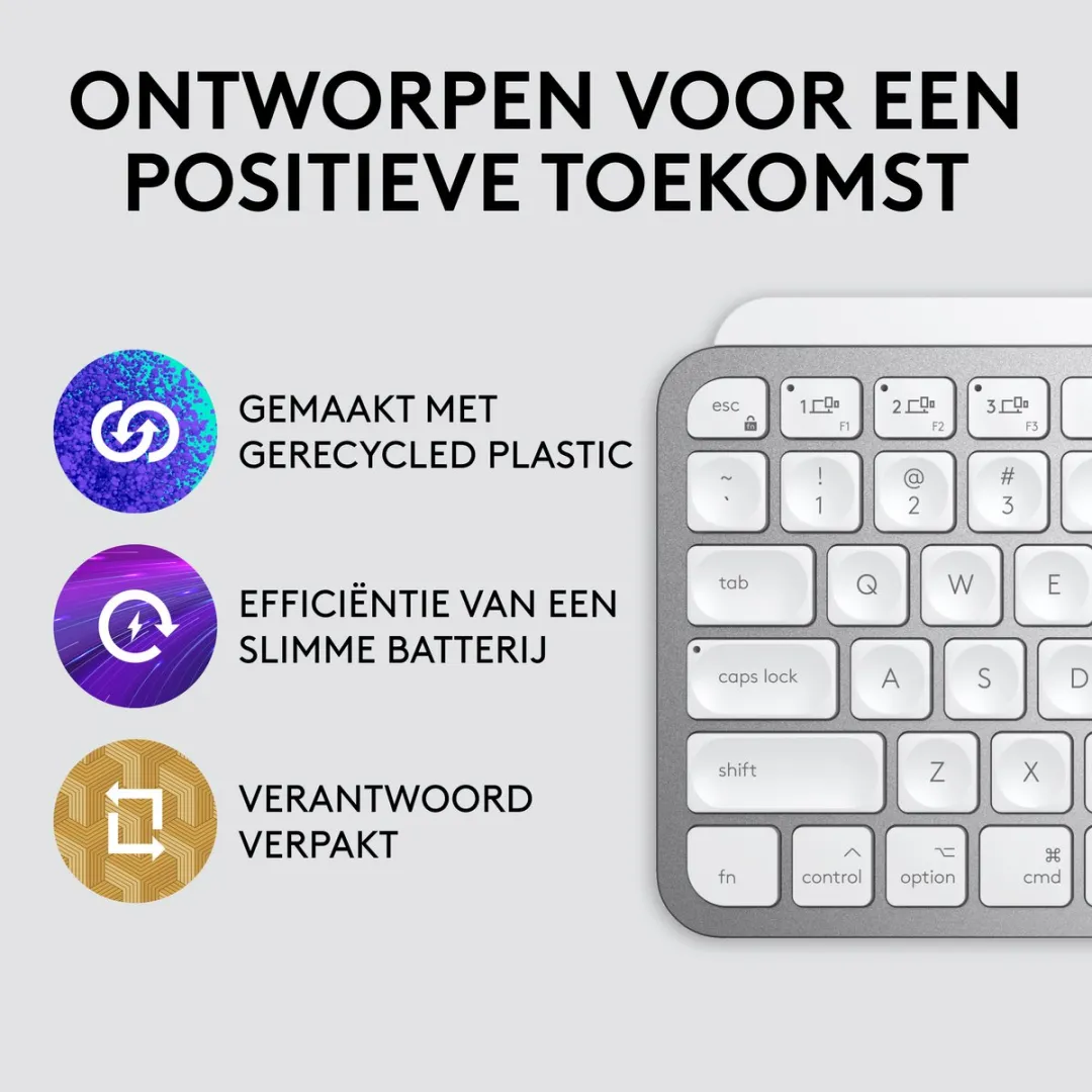 Logitech MX Keys Mini 525713826 Toetsenbord - Zilver