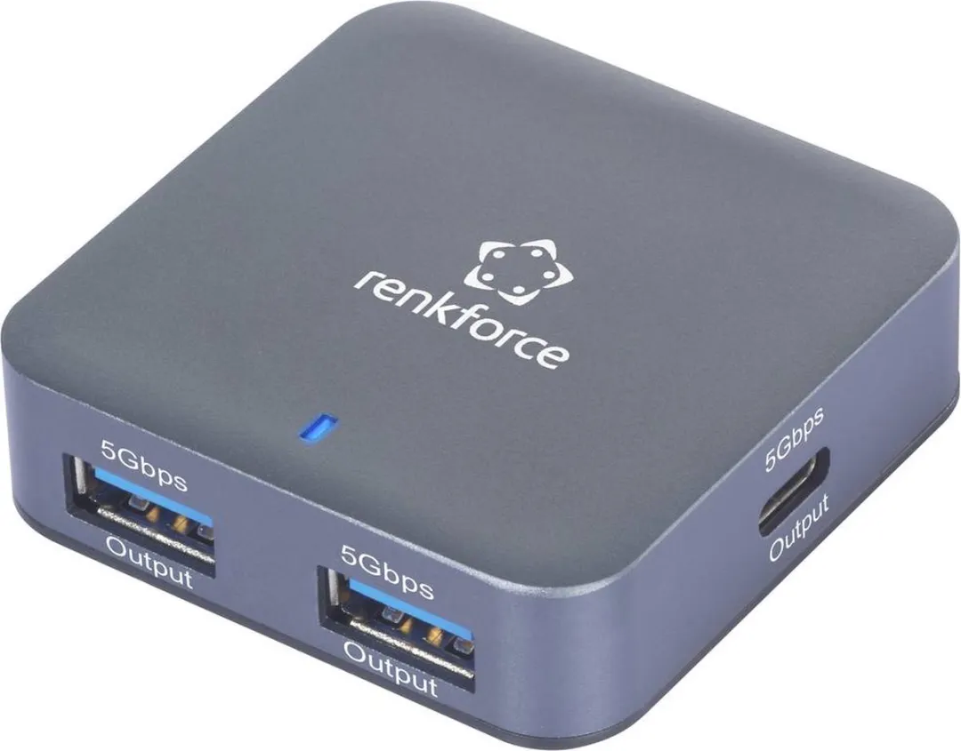 Renkforce RF-USBH-480 USB-Hub 2 Poorten