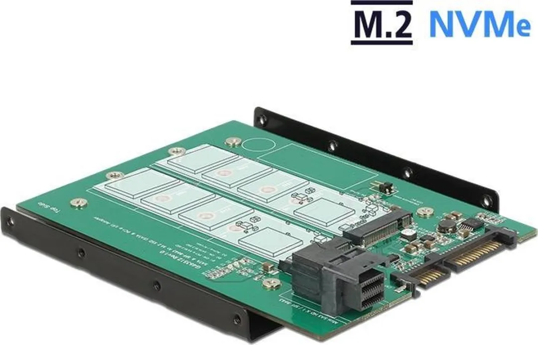 Delock 62704 M.2 Interfacekaart - Groen/Zwart