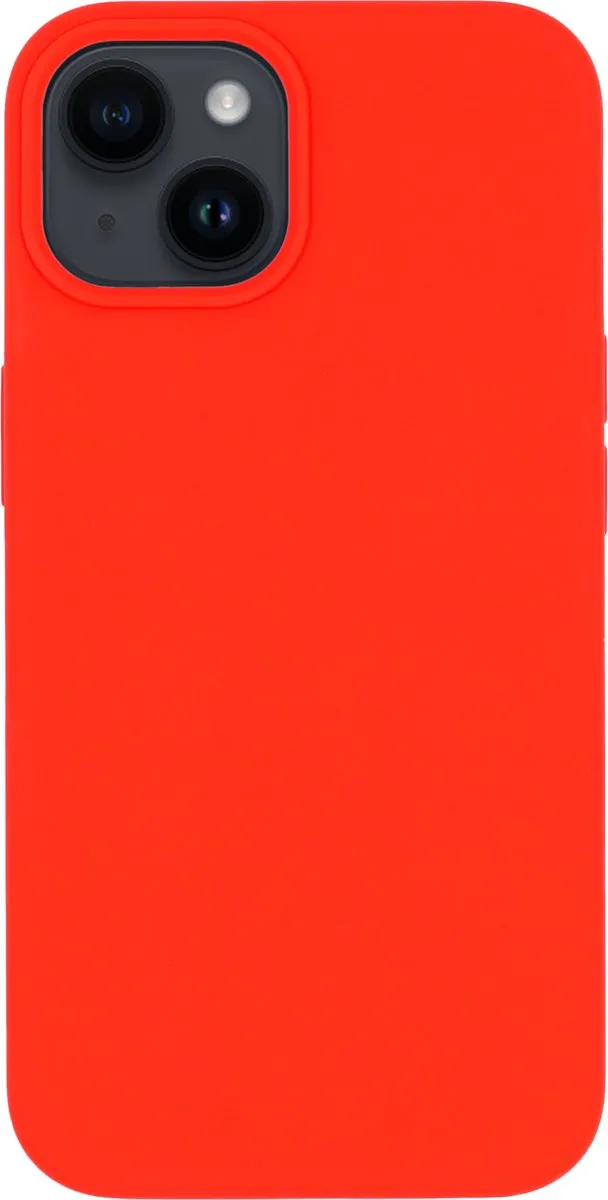 BMAX Siliconen Hoesje iPhone 14 - Rood