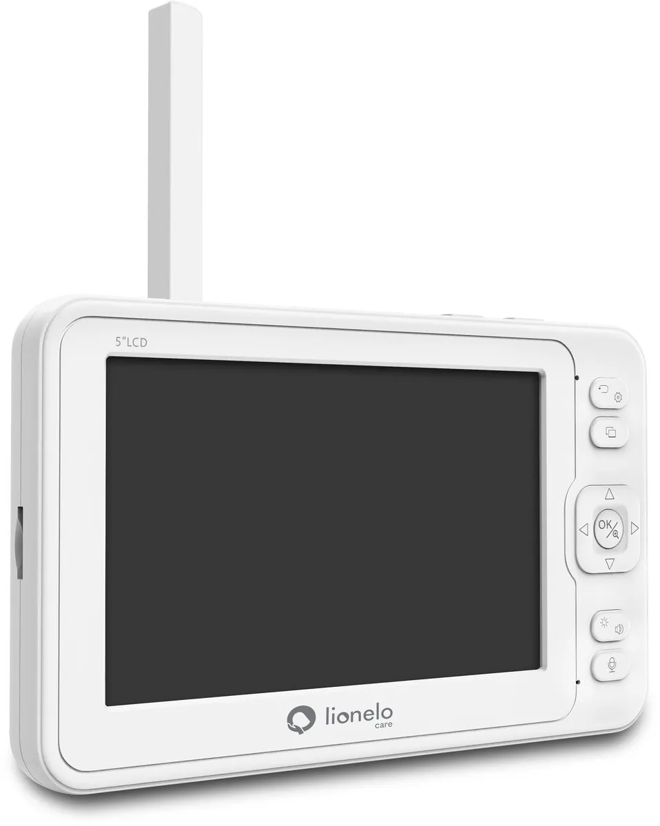 Lionelo Babyline 8.3 Babyfoon - 5 inch Wit