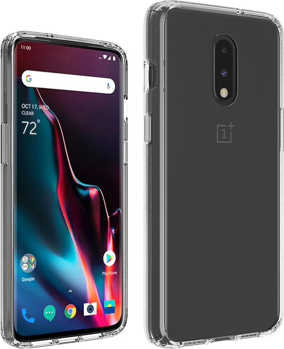 BMAX TPU Hoesje OnePlus 7 - Transparant