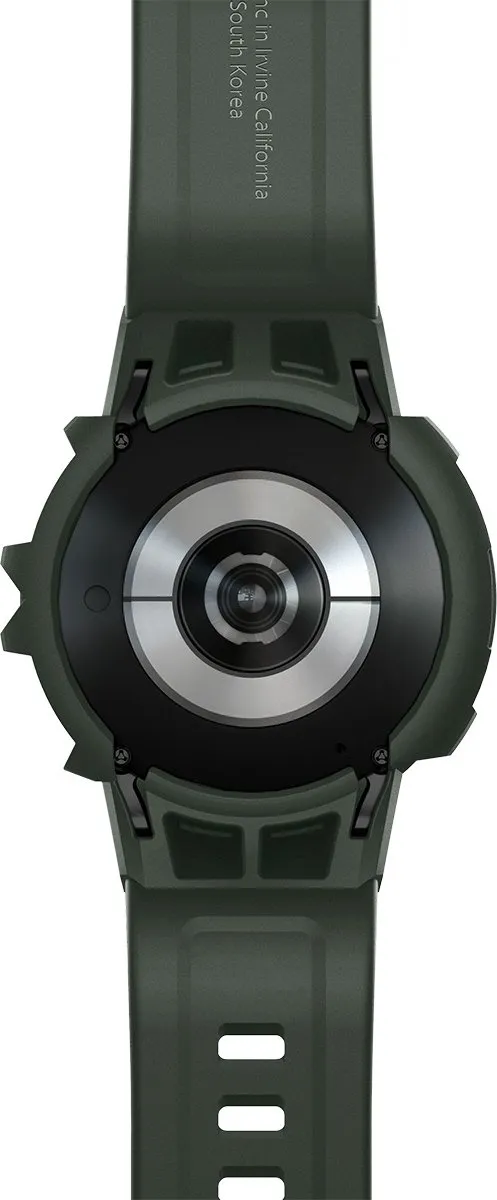 Spigen Rugged Armor Pro Hoes Samsung Galaxy Watch 4/5 44mm - Military Green - afbeelding 6 van 6