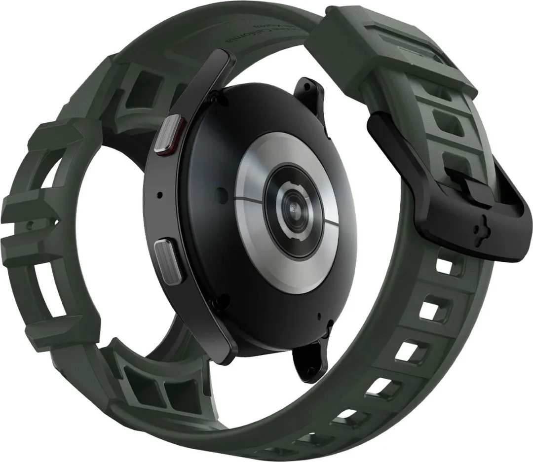 Spigen Rugged Armor Pro Hoes Samsung Galaxy Watch 4/5 44mm - Military Green