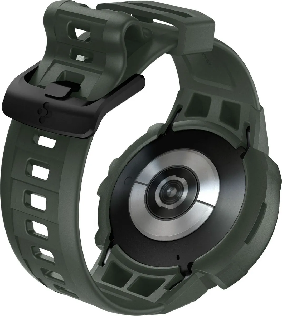 Spigen Rugged Armor Pro Hoes Samsung Galaxy Watch 4/5 44mm - Military Green