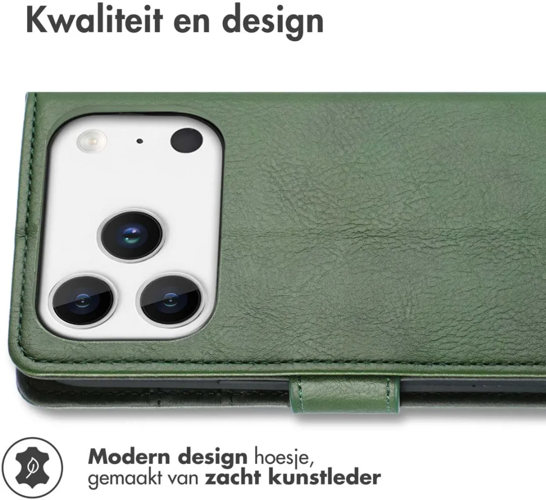 Imoshion Hoesje iPhone 17 Pro Groen - 3 Pasjes