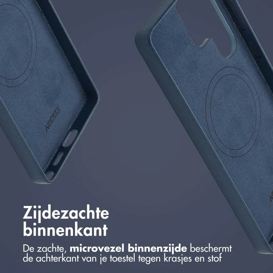 Accezz Hoesje Samsung Galaxy S25 Ultra Nightfall Blue - MagSafe