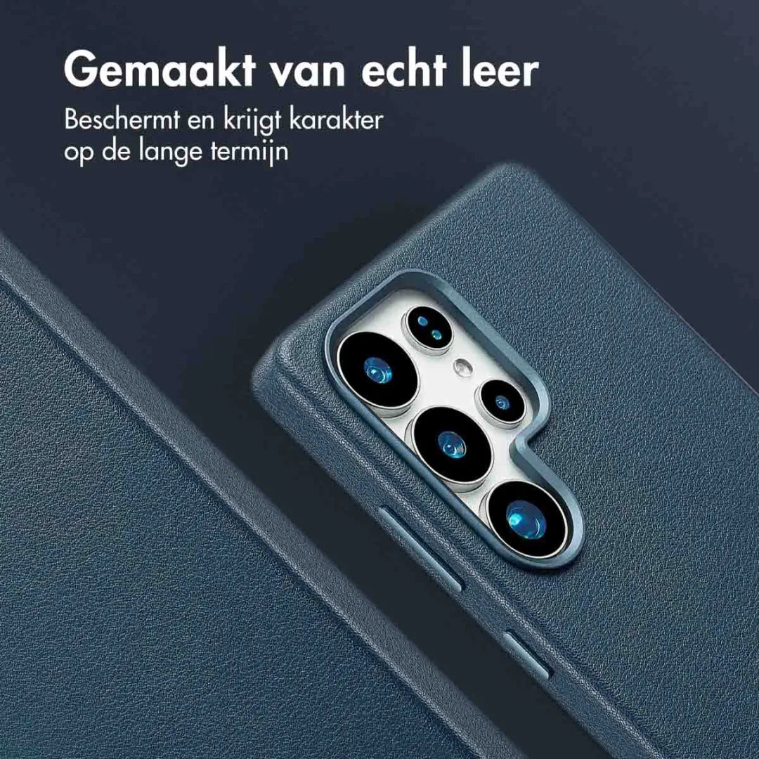 Accezz Hoesje Samsung Galaxy S25 Ultra Nightfall Blue - MagSafe