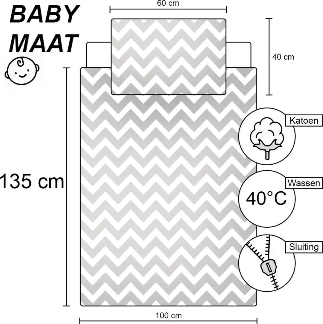 Disney Frozen Baby Dekbedovertrek Hug 135x100cm - Katoen