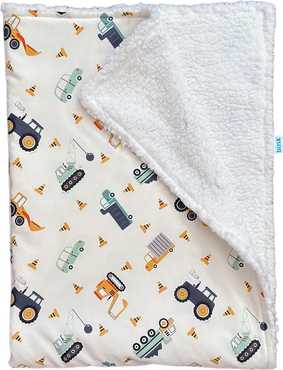 BINK Bedding Wiegdeken Bram/Sherpa 75x100cm