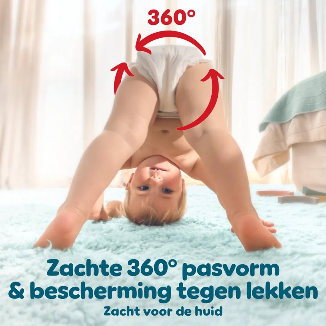 Pampers Premium Protection Pants Maat 6 - 132 Luierbroekjes - 15kg+ - Maandbox