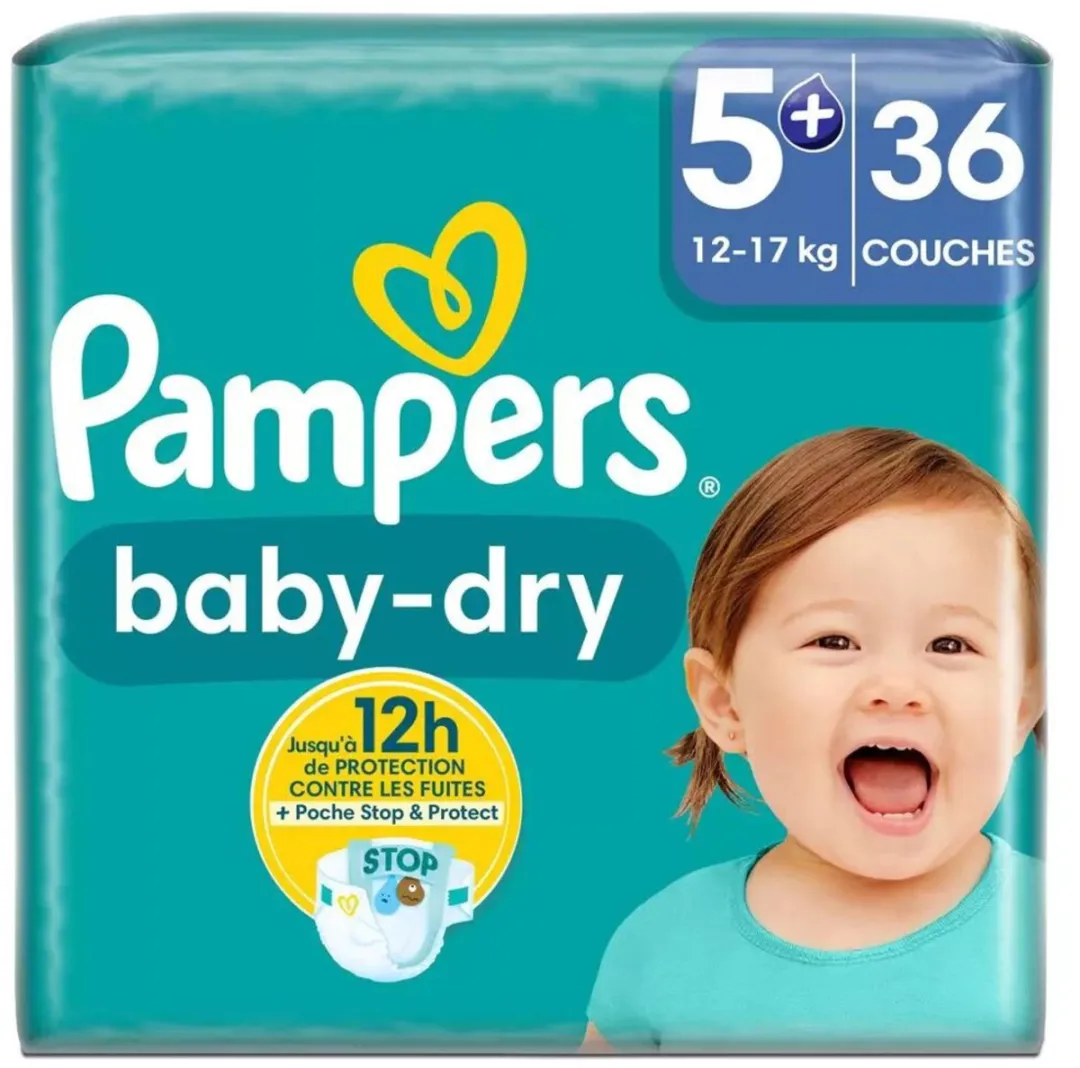 Pampers Baby-Dry Luiers Maat 5+