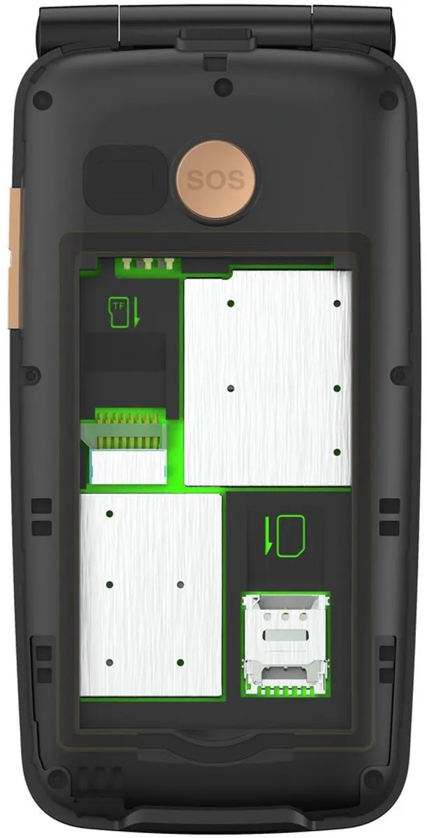 Gigaset GL795R Easyphone - 2.8" - 128MB - Zwart