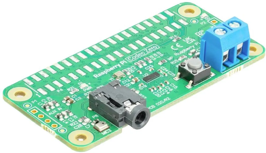 Raspberry Pi IQaudio Codec Zero SC0366 Geluidskaart