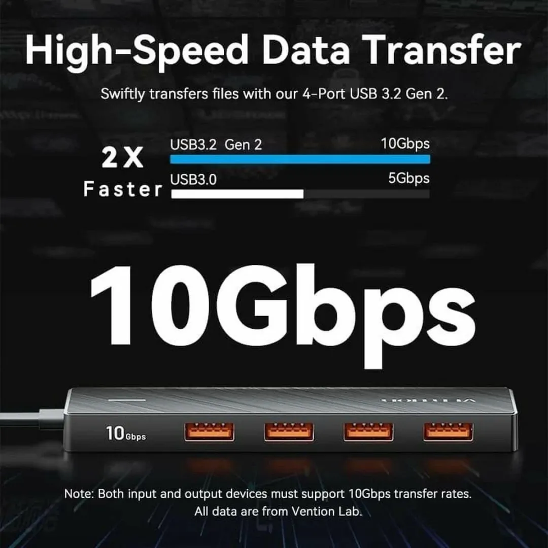 Vention CHJBB USB Hub - 4x USB 3.0 - afbeelding 2 van 2