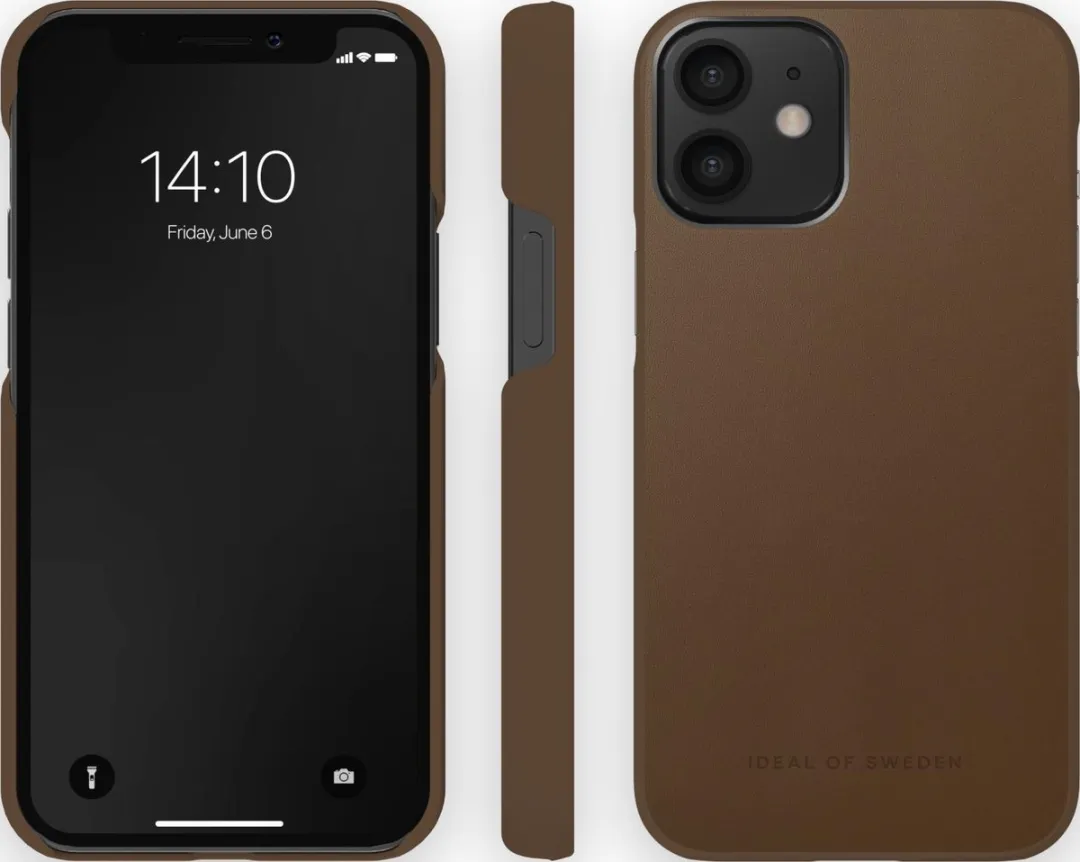 iDeal of Sweden Atelier Case iPhone 12 Mini - Intense Brown - afbeelding 2 van 2