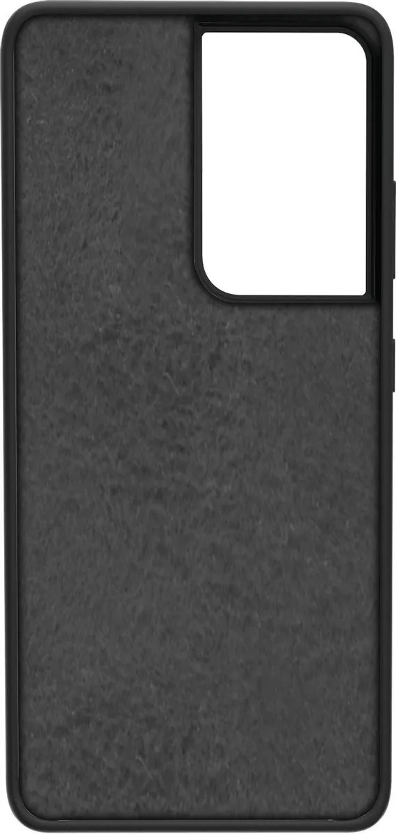 Azuri Samsung Galaxy S21 Ultra Siliconen Hoesje - Zwart