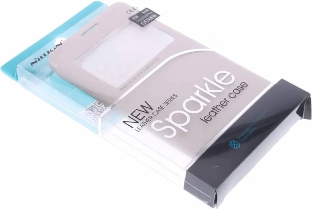 Nillkin Sparkle Series Flip Case Galaxy Grand Prime Goud - G530H21870804 - afbeelding 6 van 6