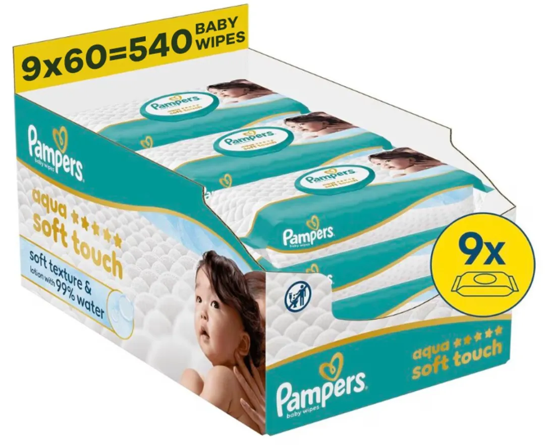 Pampers Aqua Soft Touch Babydoekjes