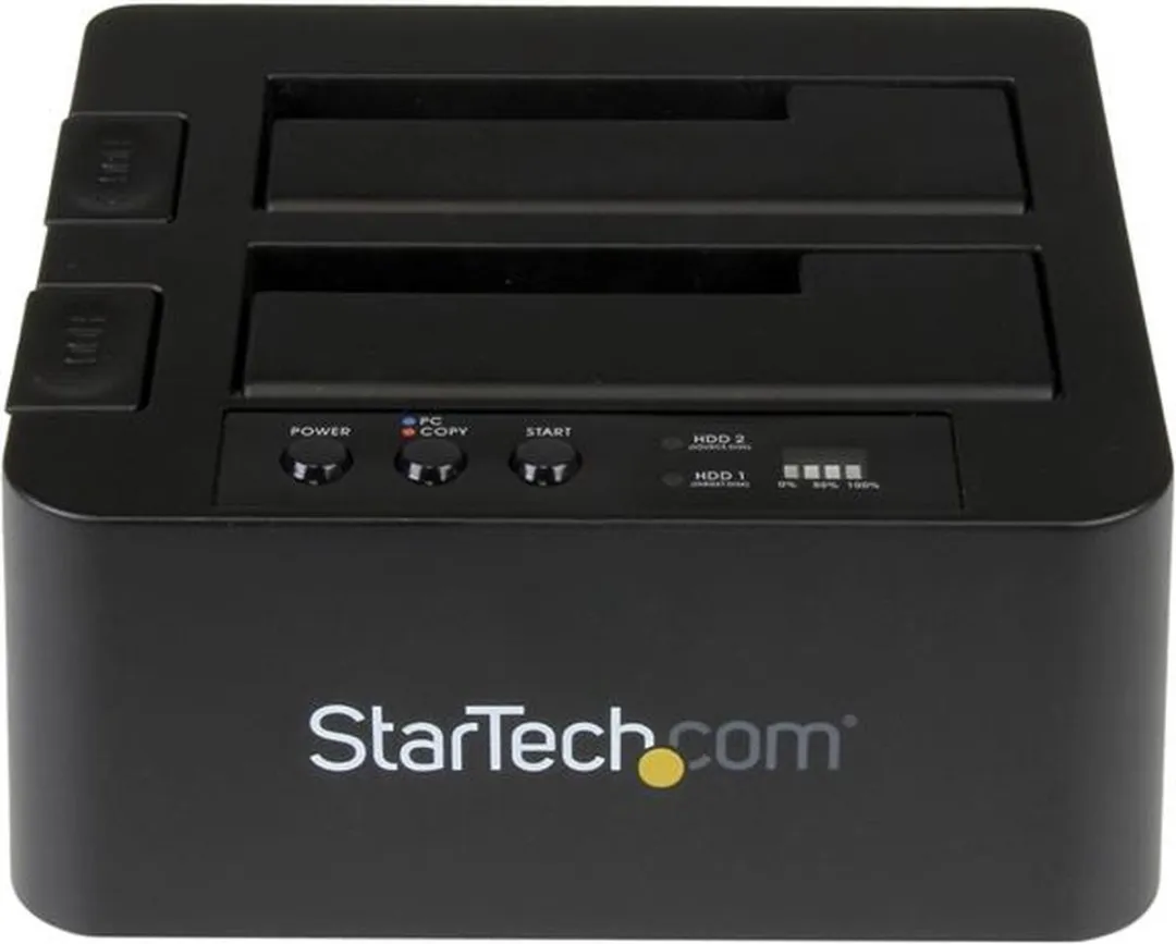 Startech SDOCK2U313R USB 3.1 SATA Harde Schijf Duplicator - Zwart