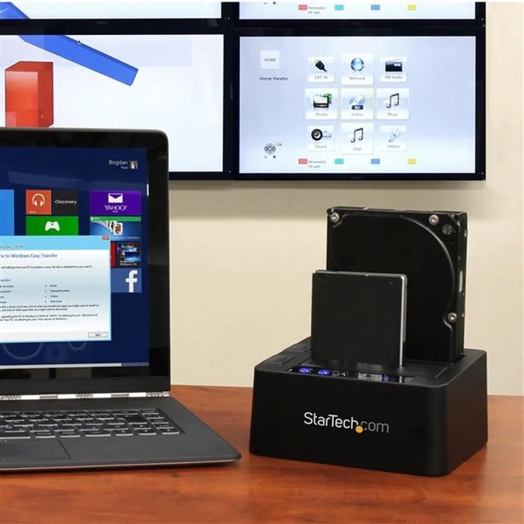 Startech SDOCK2U313R USB 3.1 SATA Harde Schijf Duplicator - Zwart - afbeelding 6 van 6