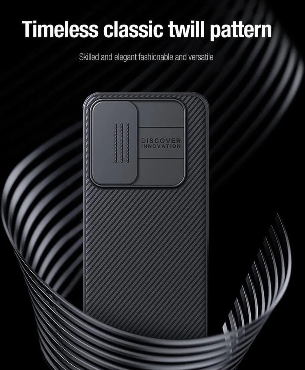 Nillkin CamShield Hoesje Samsung Galaxy S24 FE - Zwart