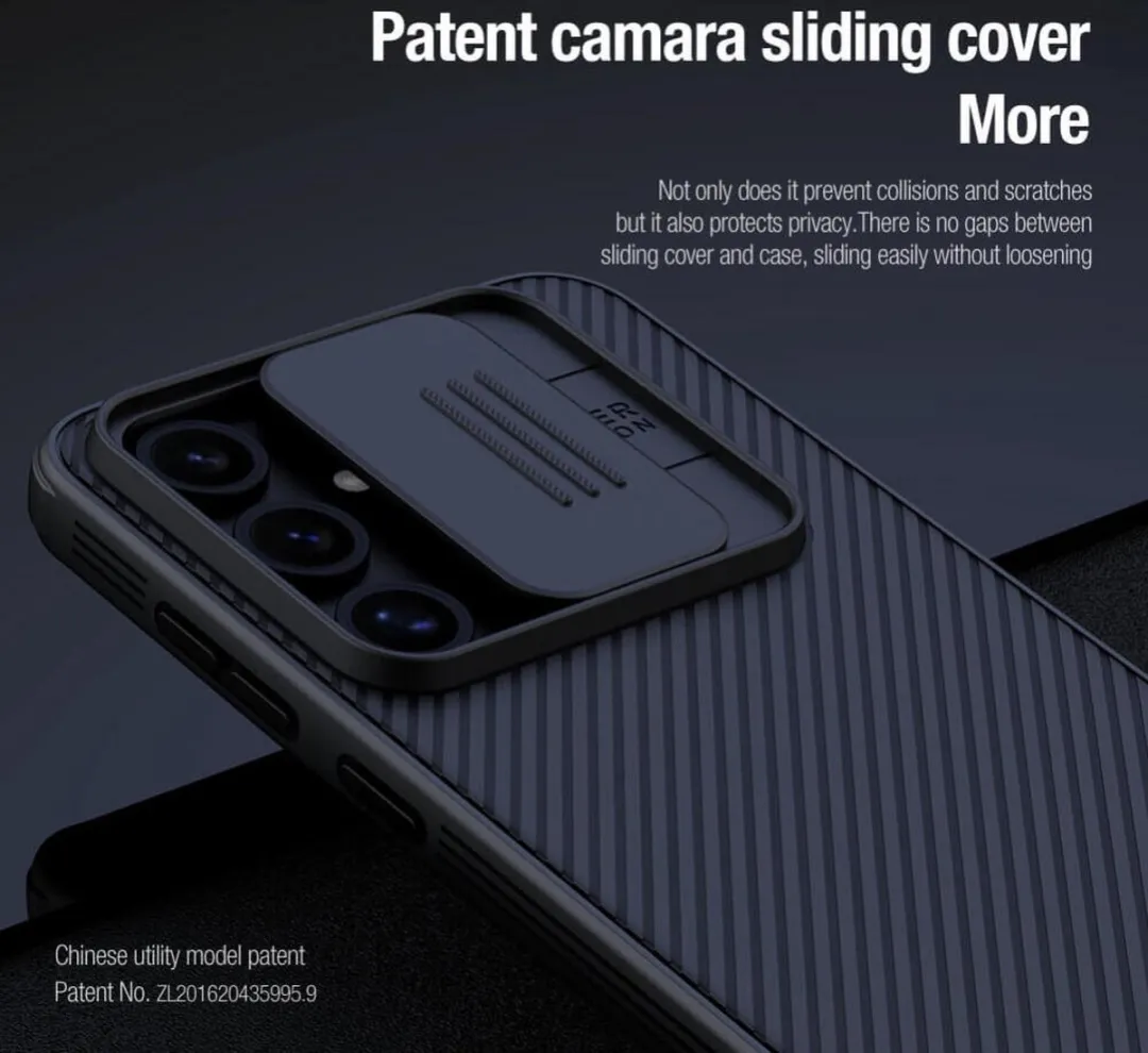Nillkin CamShield Hoesje Samsung Galaxy S24 FE - Zwart