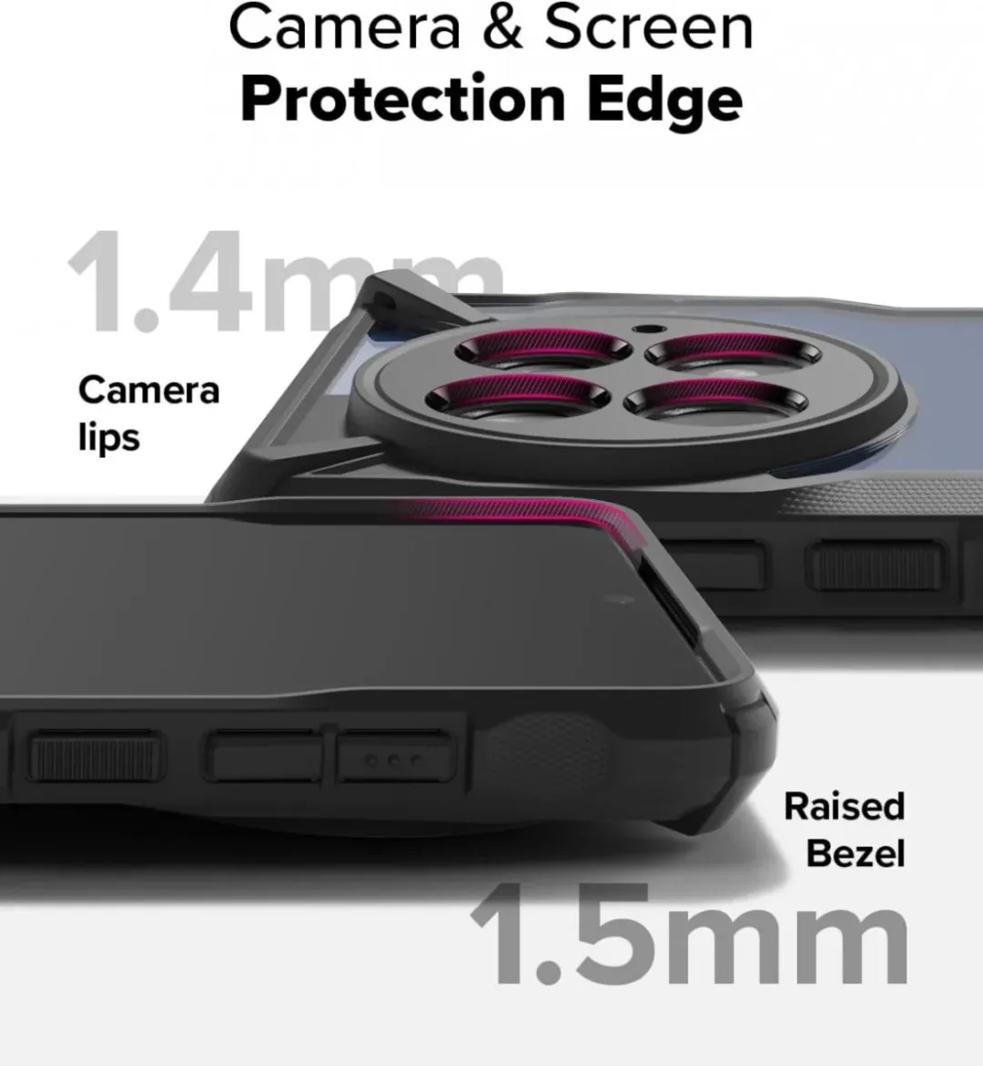 Ringke Fusion X Hoesje OnePlus 13 - Militaire Standaard - Zwart