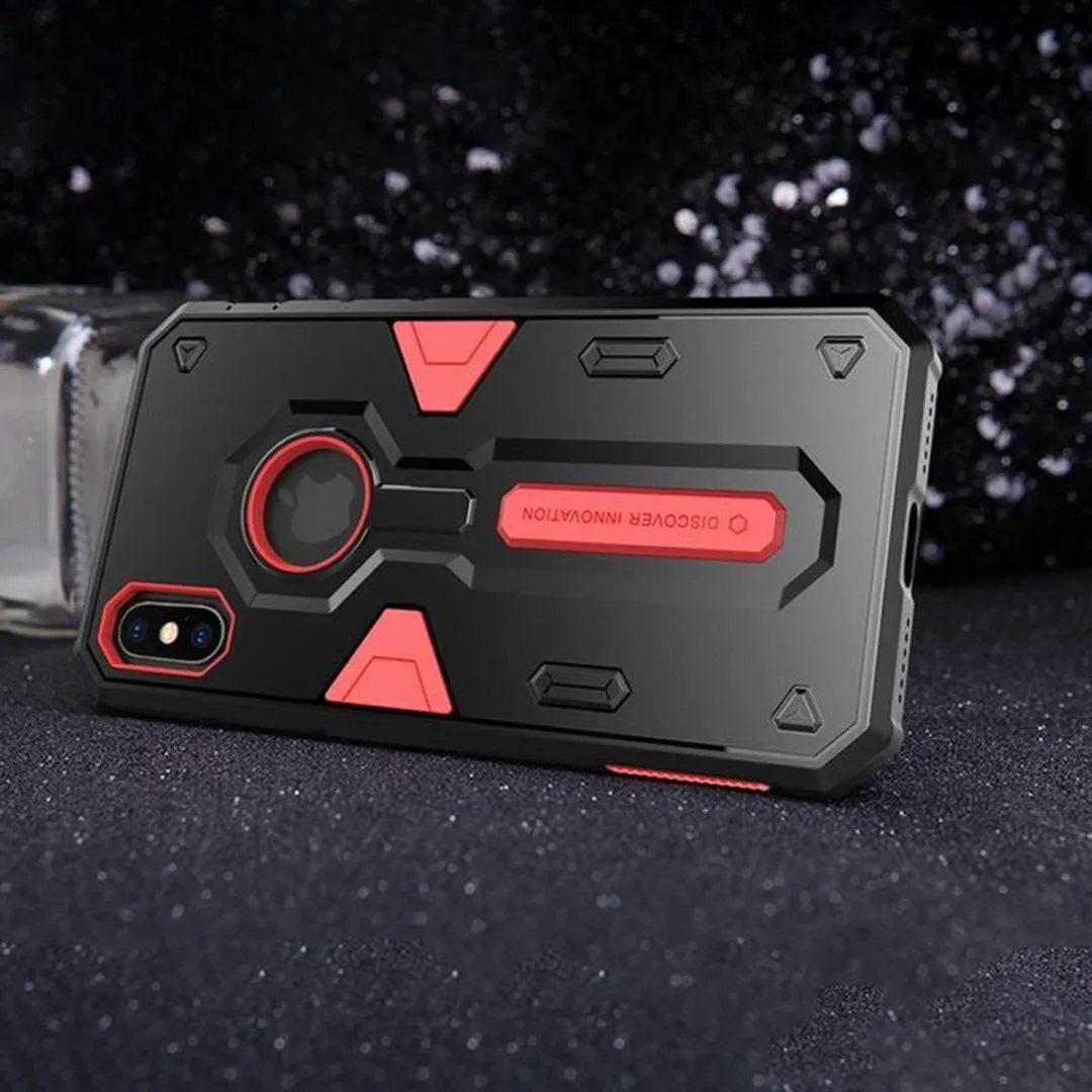 Nillkin Hard Case Defender iPhone XS Max - Rood - afbeelding 6 van 6