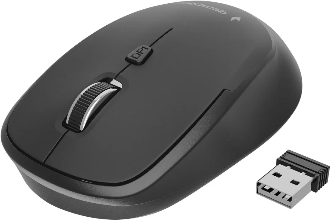 Gembird MUSW-4B-05 Draadloze Muis - 1600 DPI - Zwart