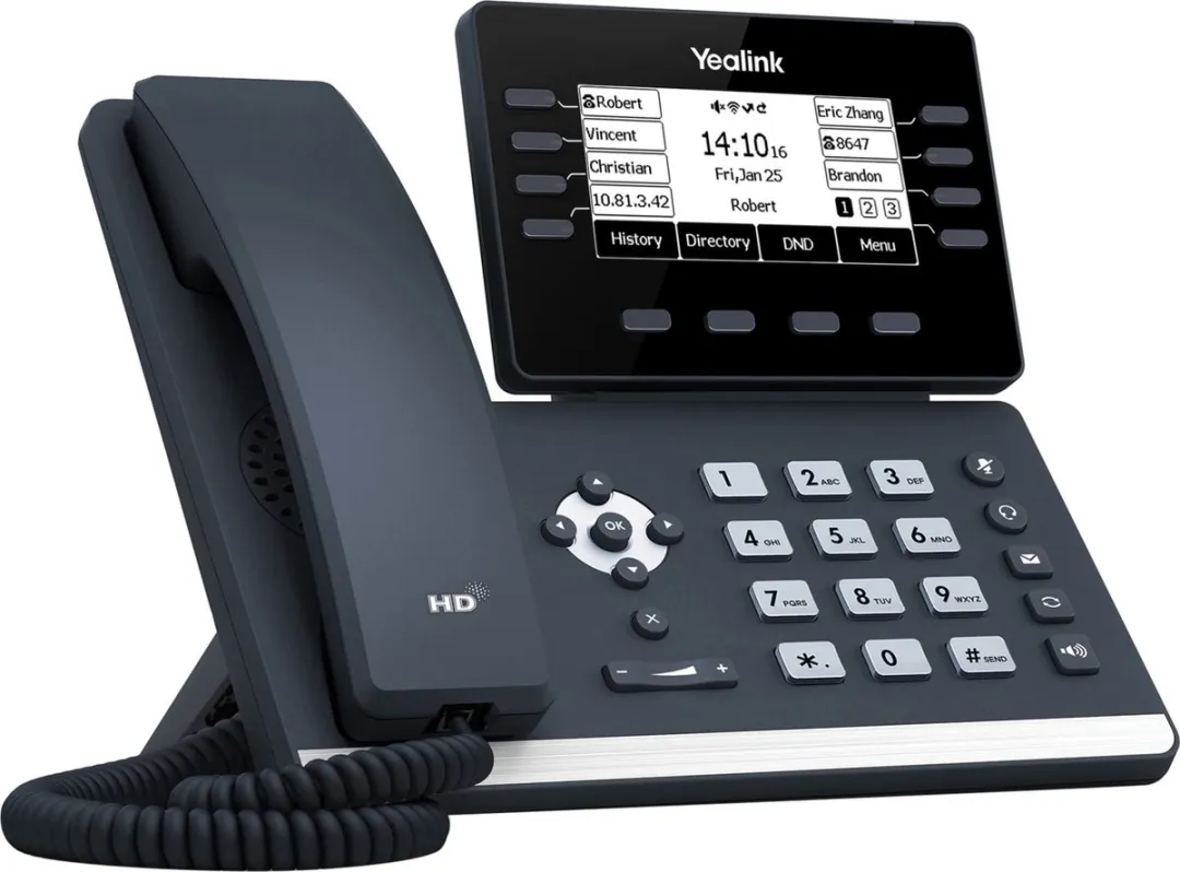 Yealink SIP-T53W IP Telefoon - 8 Regels - Grijs