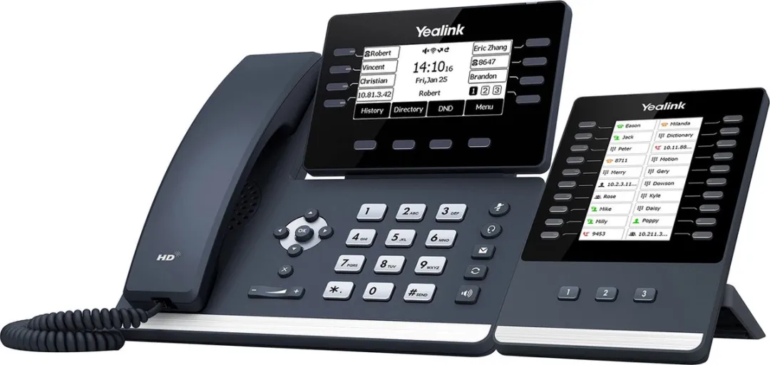 Yealink SIP-T53W IP Telefoon - 8 Regels - Grijs