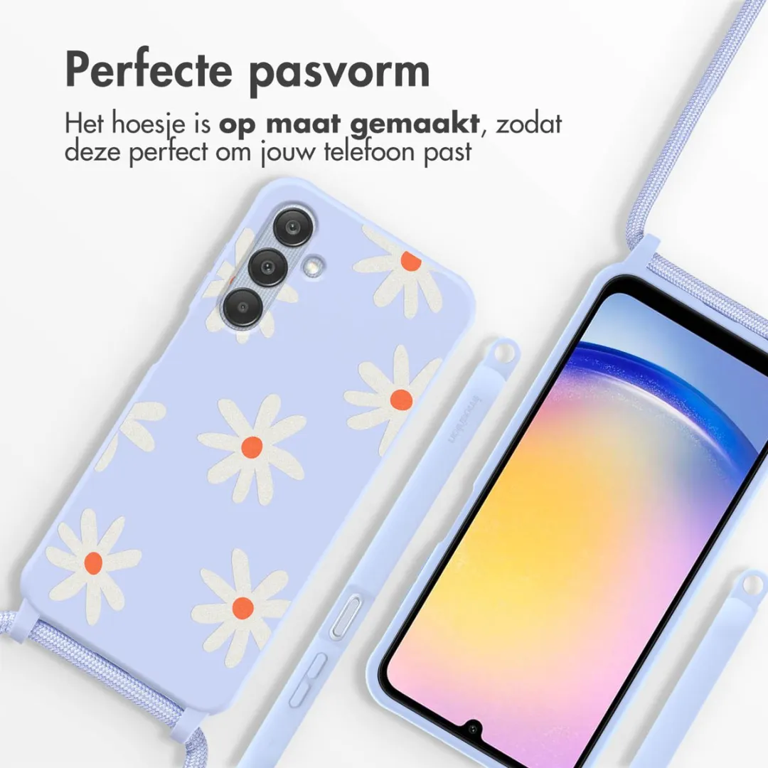Imoshion Hoesje Samsung Galaxy A25 - Lila Flower Distance