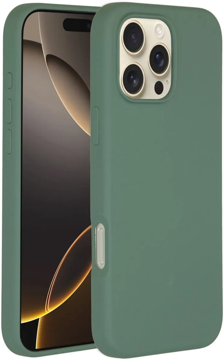 Accezz Hoesje iPhone 16 Pro Max - Donkergroen MagSafe