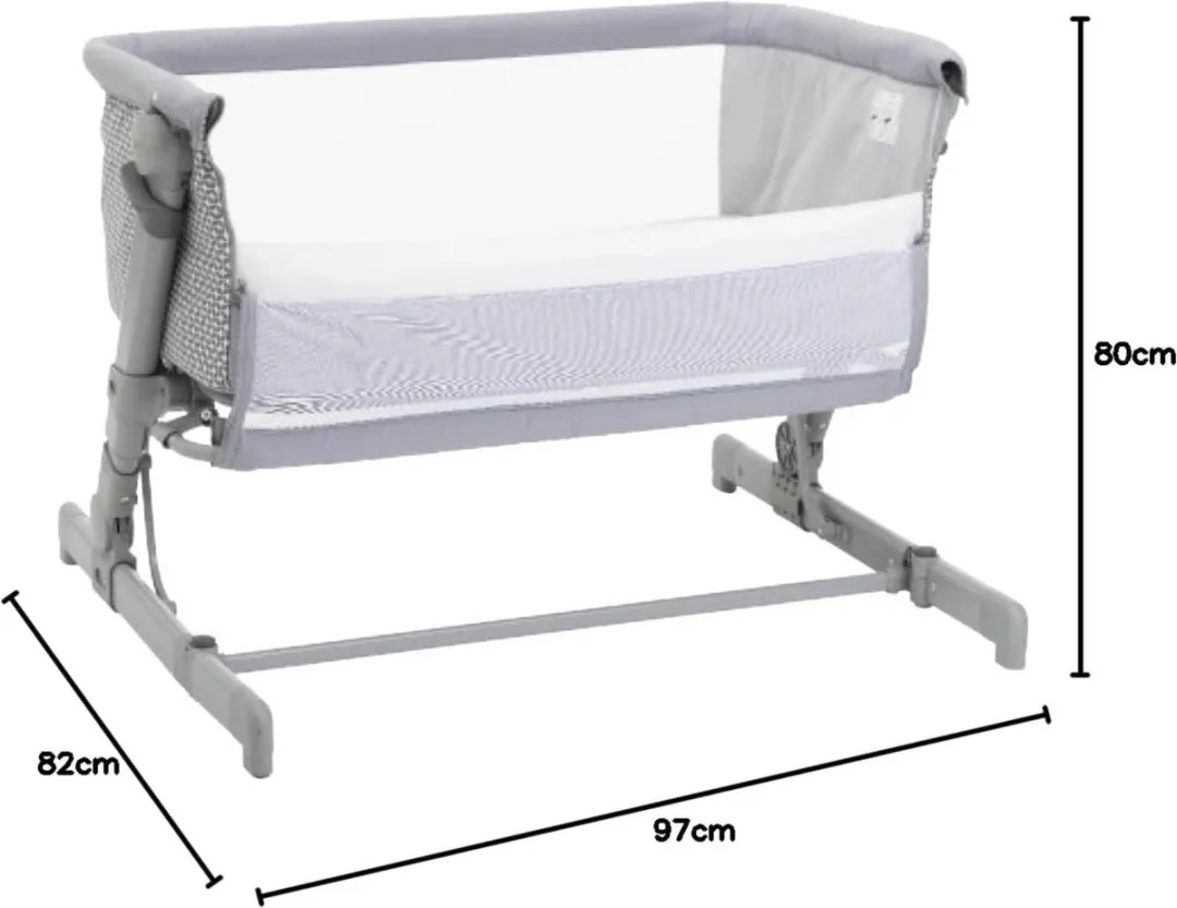 Chicco Next2Me Go - Babywieg ECO+ Dark Grey